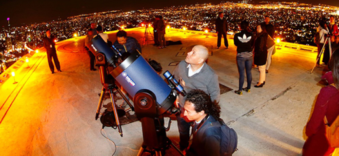 New spaces available to observe the Universe from the Telefónica tower heliport