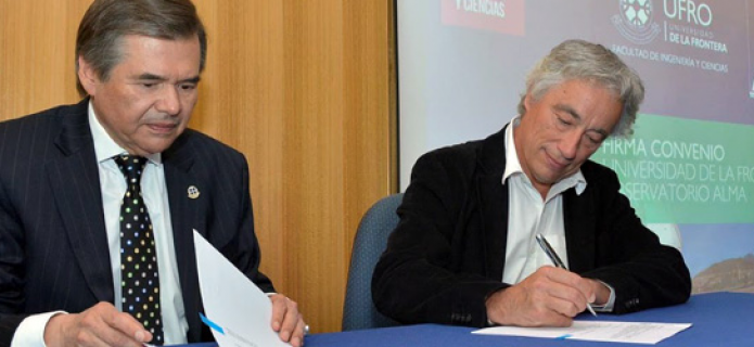 ALMA signs partnership agreement with Universidad de la Frontera