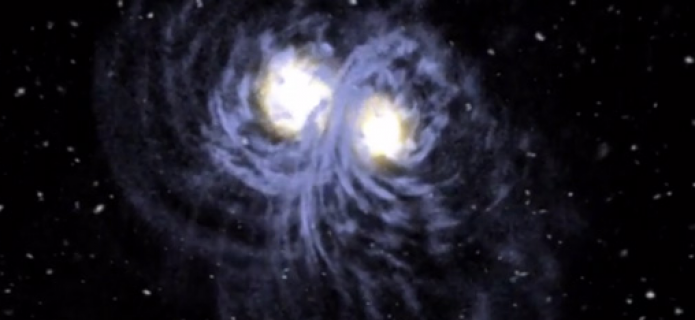Violent Origins of Pancake Galaxies Probed by ALMA