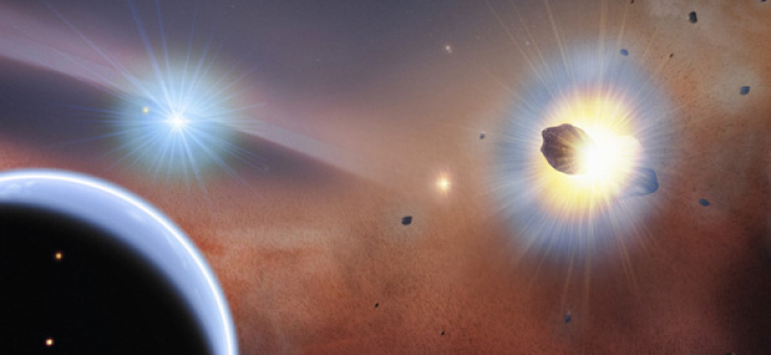 ALMA sees wreckage of comet collisions in nearby solar system