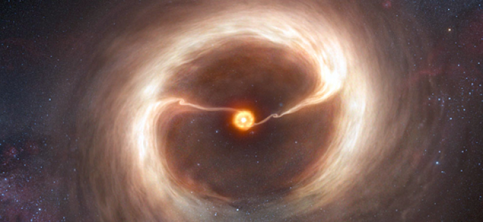 ALMA Sheds Light on Planet-Forming Gas Streams