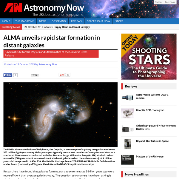 ALMA unveils rapid star formation in distant galaxies