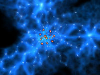 Observatorio ALMA descubre nido de “jóvenes galaxias monstruosas”
