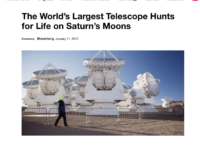 The World’s Largest Telescope Hunts for Life on Saturn’s Moons
