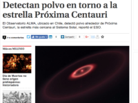 Detectan polvo en torno a la estrella Proxima Centauri