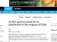ALMA receives award for its contribution to the progress of Chile