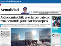 Astronomía: Chile es el tercer país con más demanda de telescopios