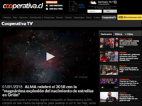 "ALMA celebró el 2018 con la magnánima explosión del nacimiento de estrellas en Orión".
