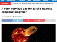 A very, very bad day for Earth's nearest exoplanet neighbor.
