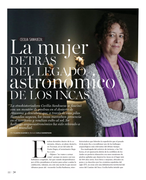 La mujer detrás del legado astronómico de los Incas