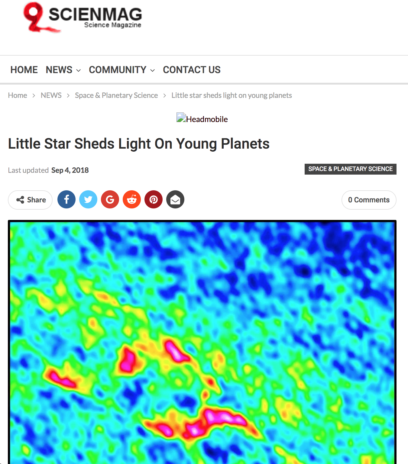 Little Star Sheds Light On Young Planets