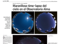 Maravilloso time-lapse del cielo en el Observatorio ALMA