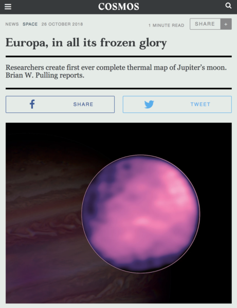Europa, in all its frozen glory