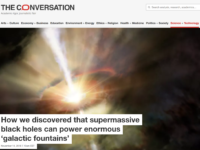 How we discovered that supermassive black holes can power enormous ‘galactic fountains’