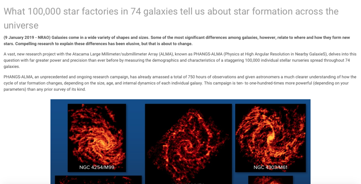 What 100,000 star factories in 74 galaxies tell us about star formation across the universe