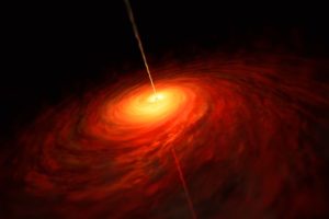 Artist’s impression of the Black Hole at the heart of M87