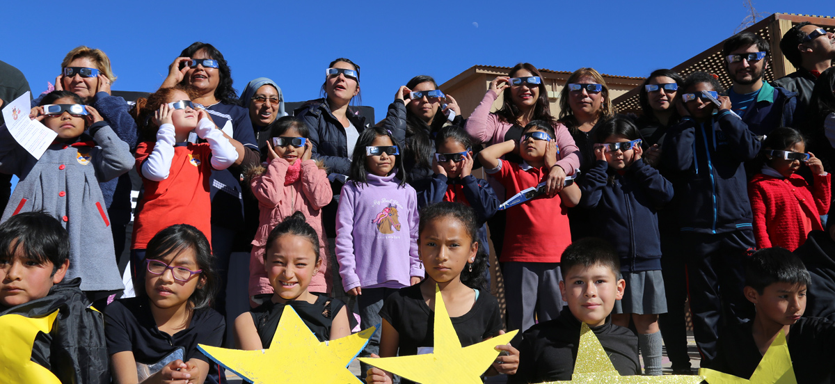 San Pedro de Atacama and Toconao students prepare for the solar eclipse
