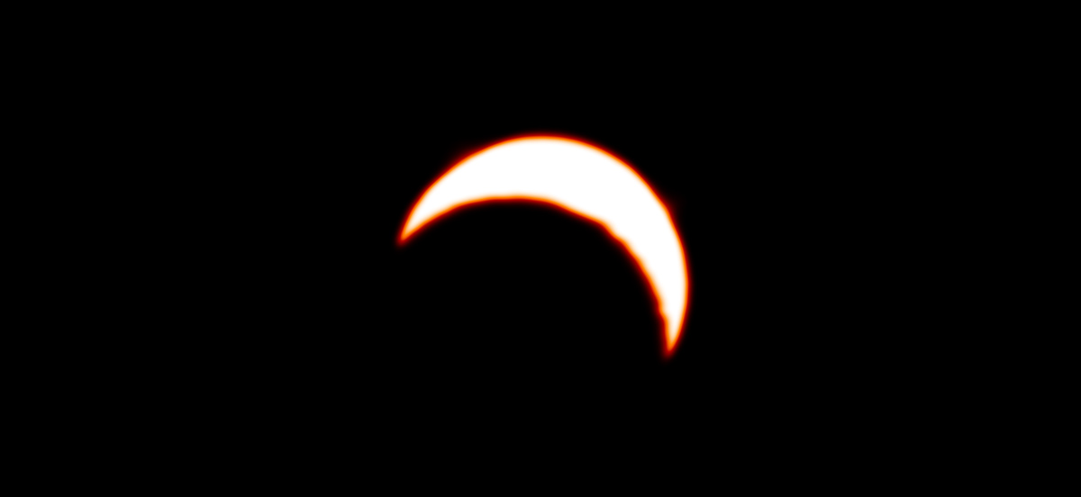 Imagen de ALMA del eclipse solar 2019