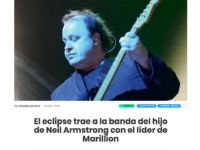 El eclipse trae a la banda del hijo de Neil Armstrong con el líder de Marillion