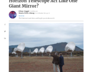 Ask Ethan: How Does The Event Horizon Telescope Act Like One Giant Mirror?