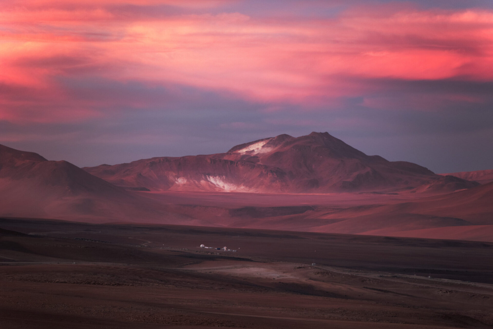 Chajnantor en el norte de Chile