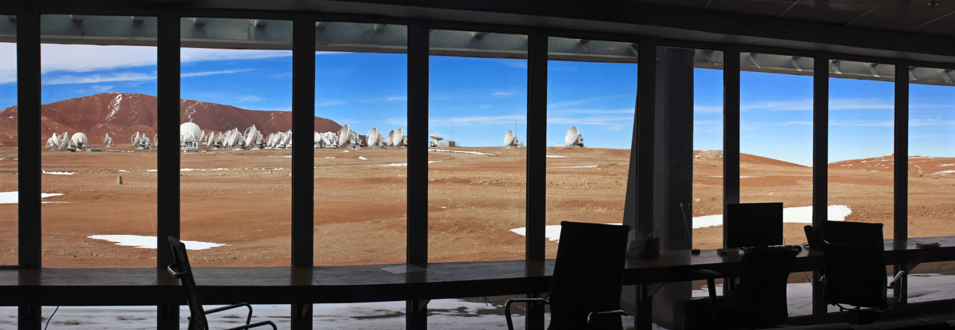 This is the view out of the ALMA Array