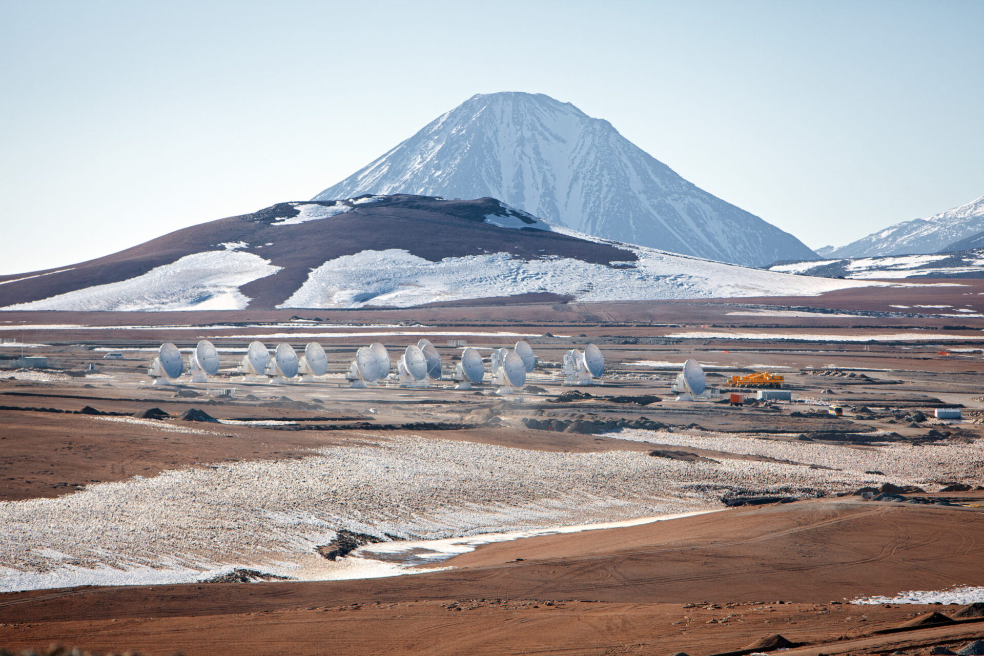 Vista de las antenas de ALMA