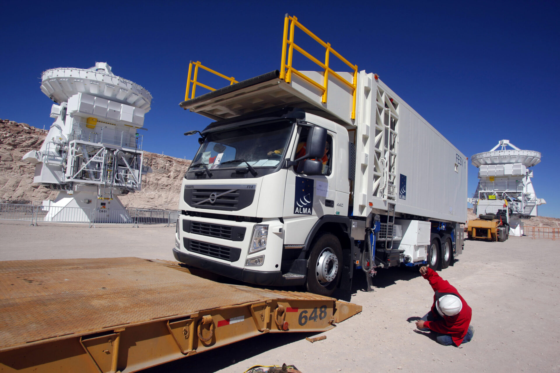 Front End maintenance trucks arrived at the OSF