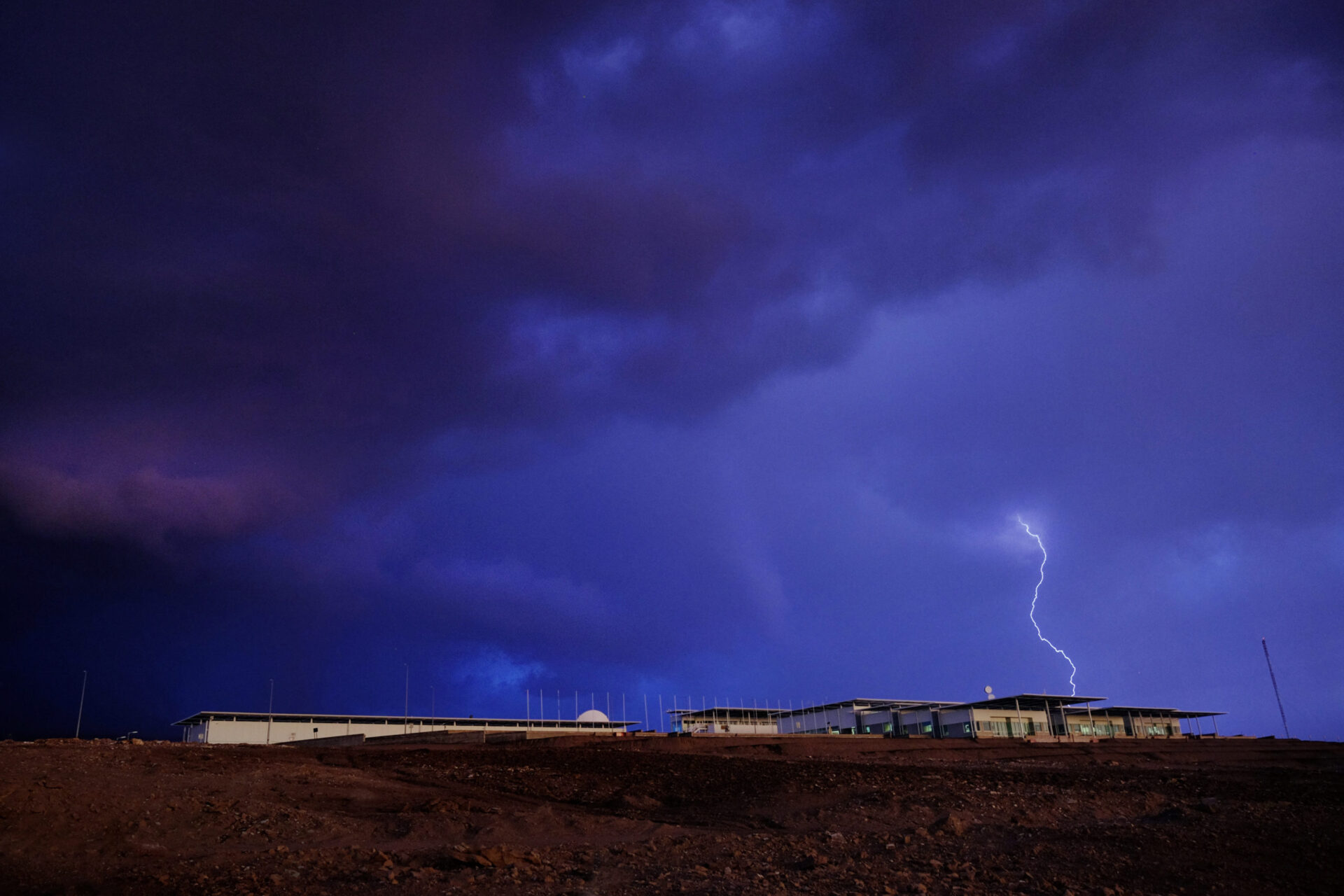 Thunderstorms in ALMA