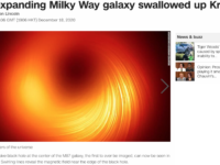 Our expanding Milky Way galaxy swallowed up Kraken
