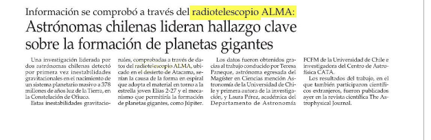 Astrónomas chilenas lideran hallazgo clave sobre la formación de planetas gigantes