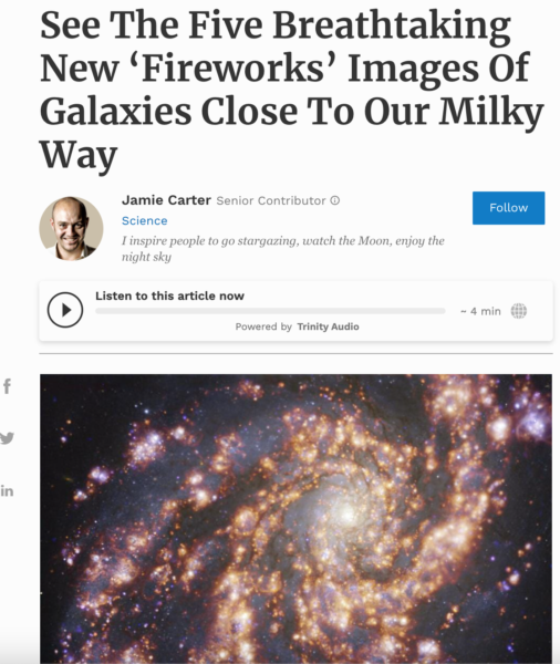 See The Five Breathtaking New ‘Fireworks’ Images Of Galaxies Close To Our Milky Way
