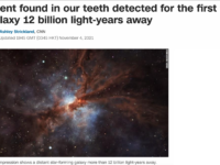Element found in our teeth detected for the first time in galaxy 12 billion light-years away