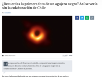 ¿Recuerdas la primera foto de un agujero negro? Así se vería sin la colaboración de Chile