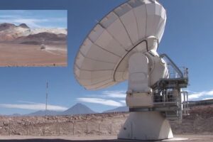 Movement of the ALMA Telescope