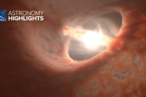 ALMA descubre anillos desalineados en un disco de formación de planetas alrededor de estrellas triples